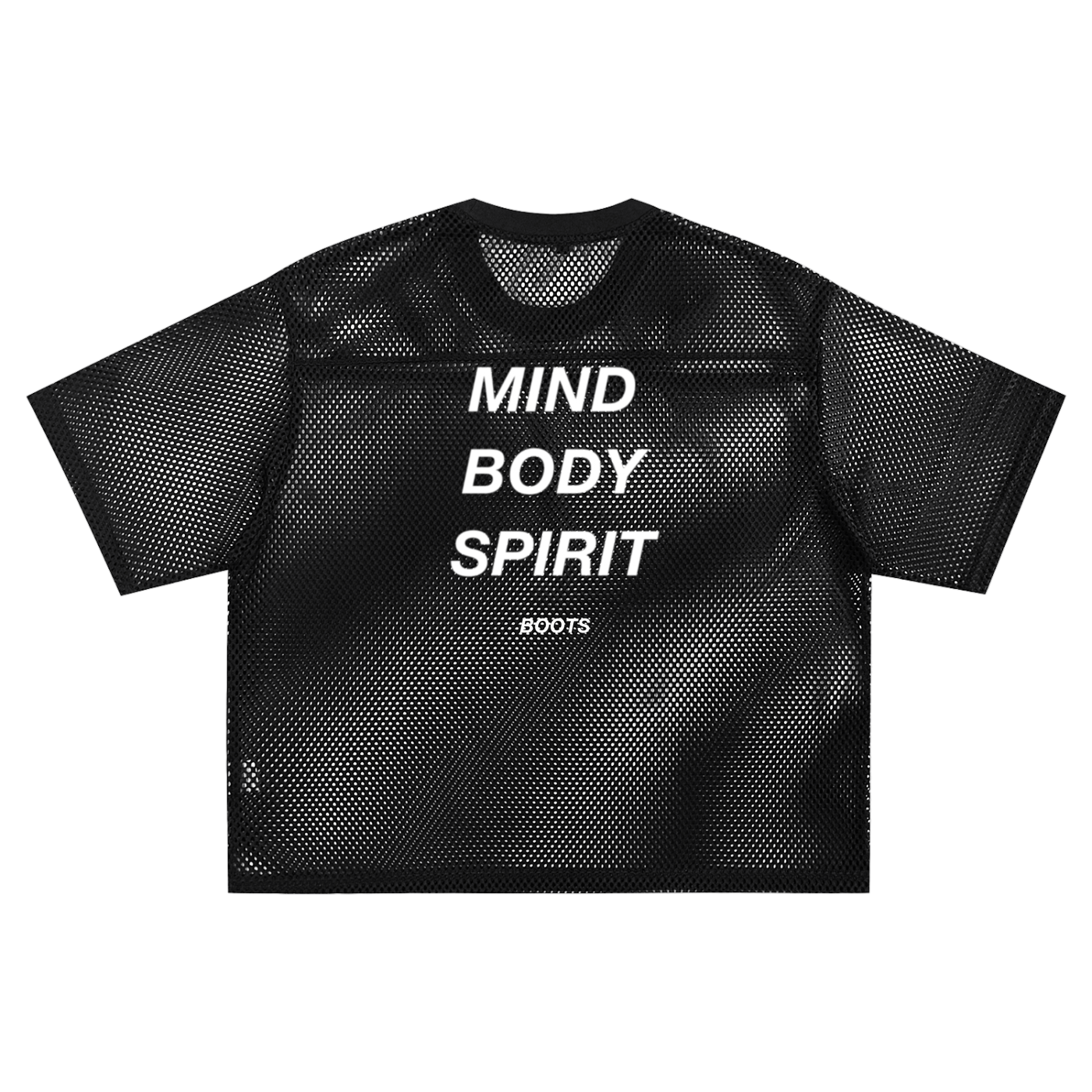See-through Boxy Net T-shirt