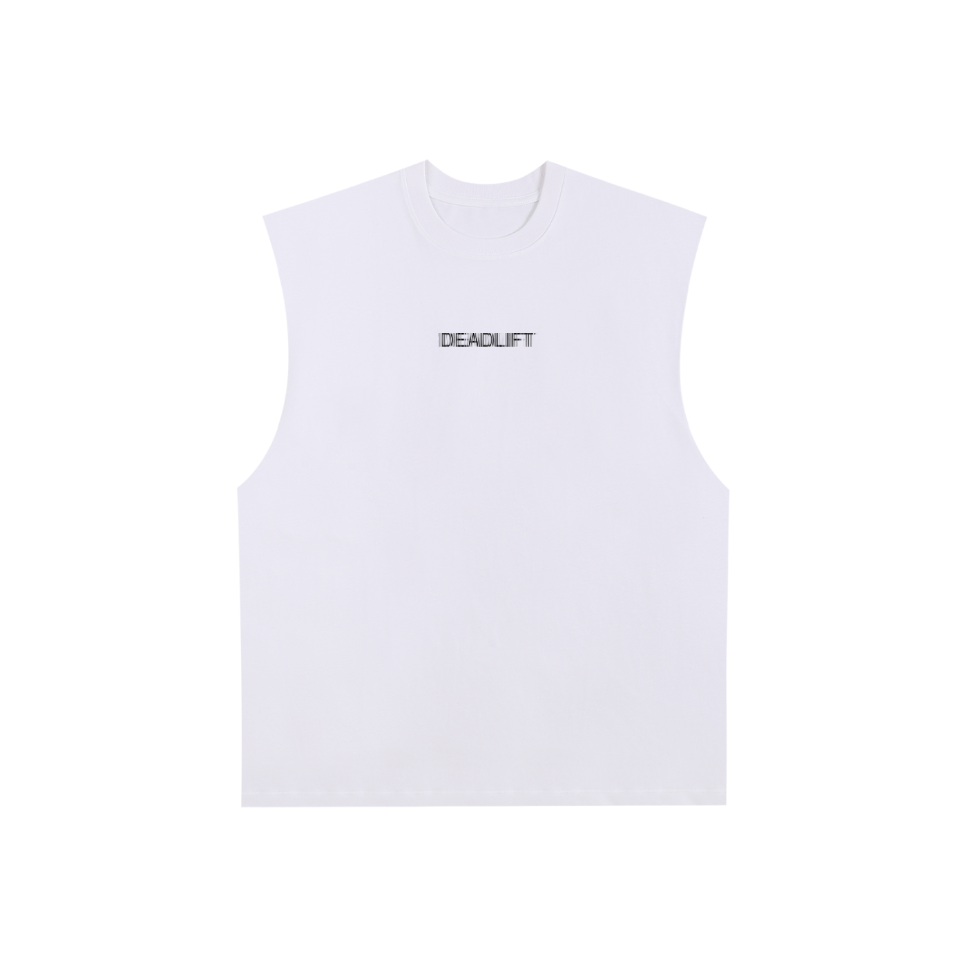 NEVER FORGET Raw Edge Cotton Tank Top