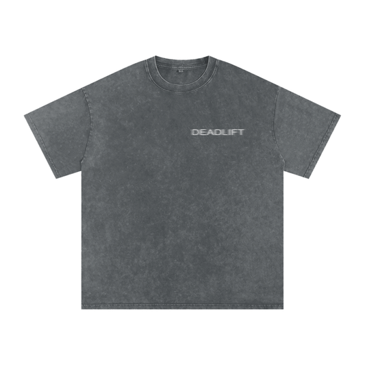 EGO DEATH Acid Wash Oversize T-Shirt - 250 GSM