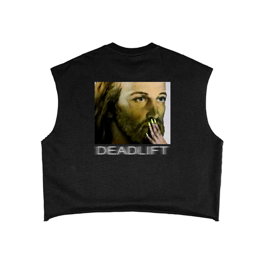 SHOOK CHRIST French Terry Boxy Tank Top